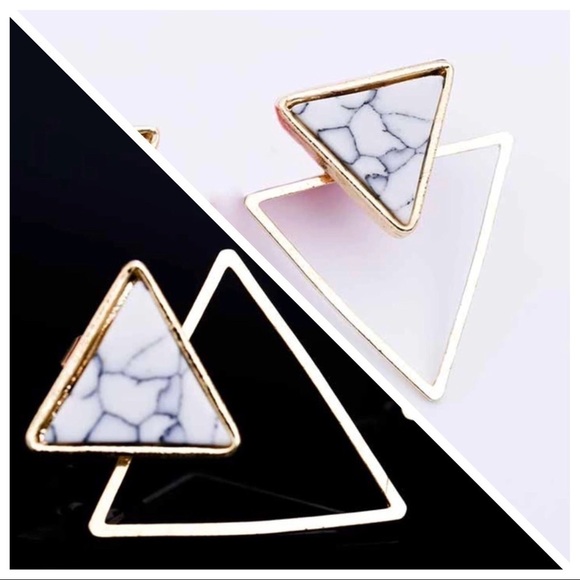 Triangle Geo Earring - Picture 1 of 5